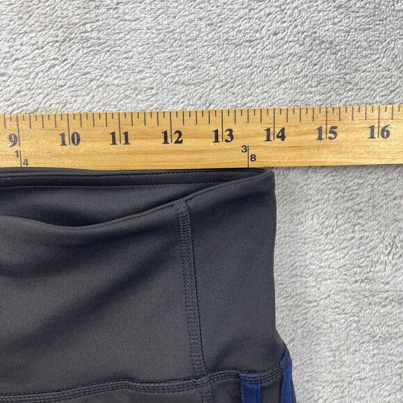 Adidas Climalite Leggings Women Medium Black Optime Essentials 3 Stripes Stretch - Picture 9 of 12